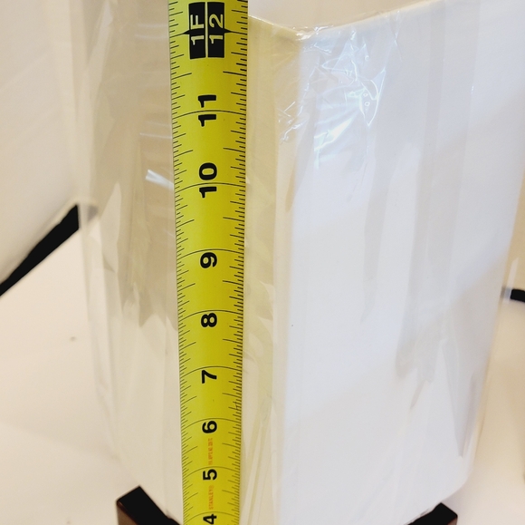 Brightech Wooden Base Table & Desk Lamp – Elongated Fabric Shade - Picture 9 of 11